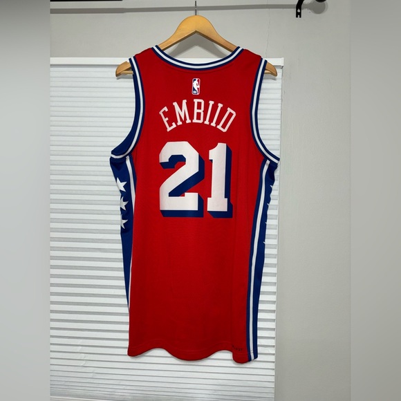 PHILADELPHIA 76ers NBA JOEL EMBID JERSEY - Picture 1 of 4